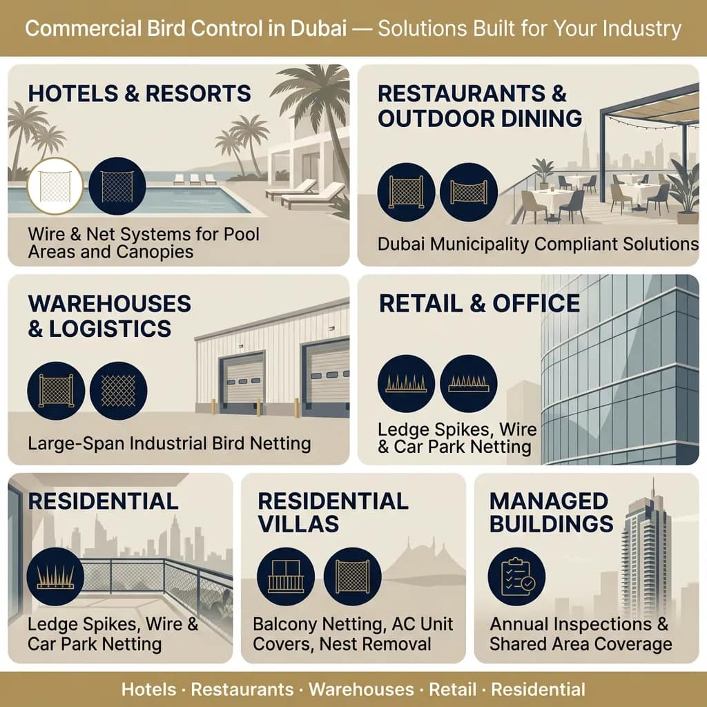 commercial and residential