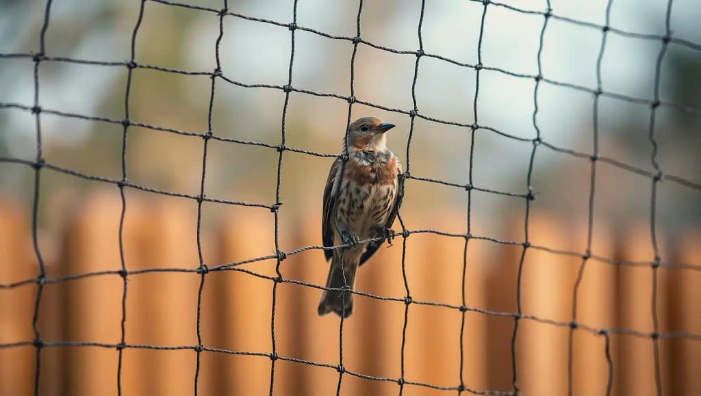 Bird netting solution