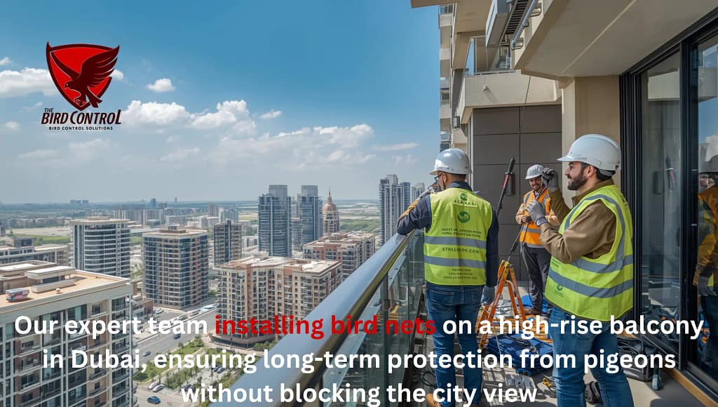 installing birds net