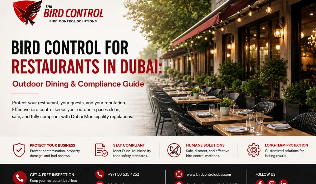 Bird Control for Restaurants in Dubai