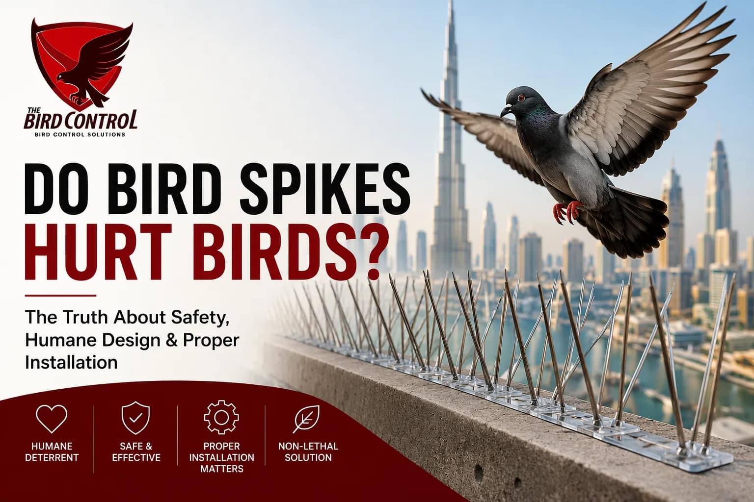You are currently viewing Do Bird Spikes Hurt Birds? The Truth About Humane Bird Control
