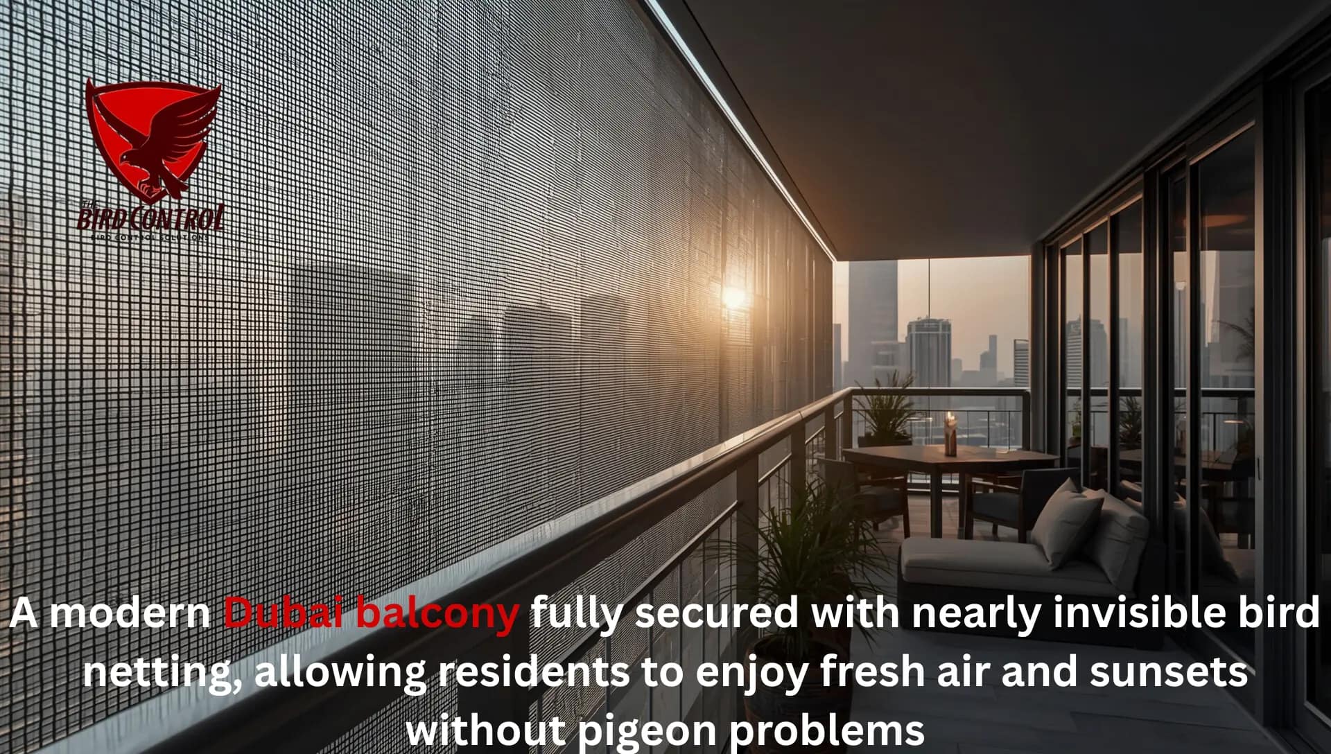 You are currently viewing Pigeon Netting & Balcony Bird Net Fixing in Dubai